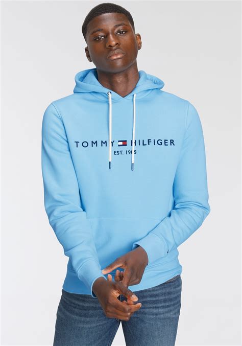 Herren Blau Hoodies & Sweatshirts 